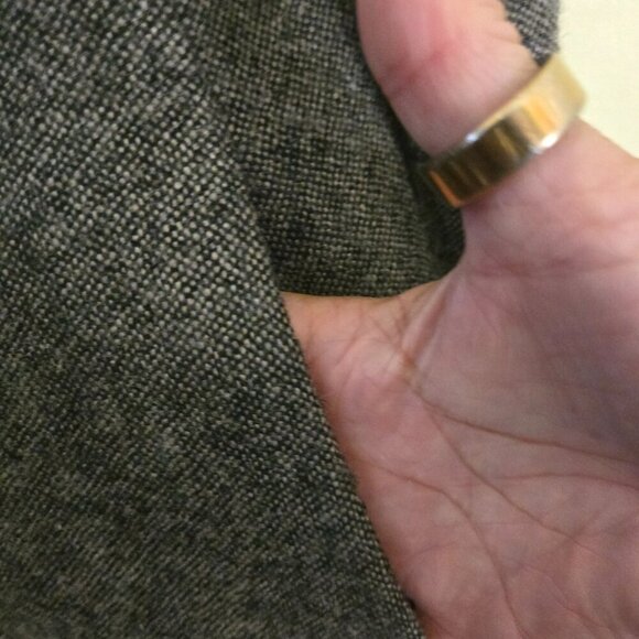 Cabi Shakespeare Wool Blend Tweed Swing Coat 3/4 Sleeve Lined Pockets Size 4 - Picture 7 of 10